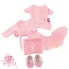 Gotz 7-delige Balletkledingset XL Pop -Kinderwereld Verkoop 3401076 poppenballetset