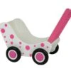 Houten Poppenwagen Poppenbuggy VanDijkToys Rose -Kinderwereld Verkoop 6081p poppenwagen 1