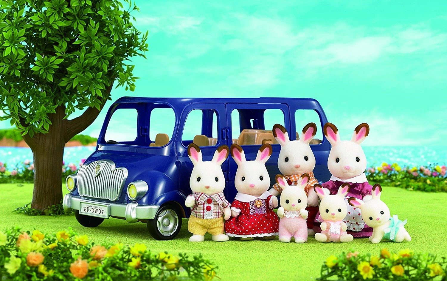 Sylvanian Families 7-zits Familiewagen SF5274 9 Sylvanian Families 7-zits Familiewagen SF5274 - Afbeelding 7