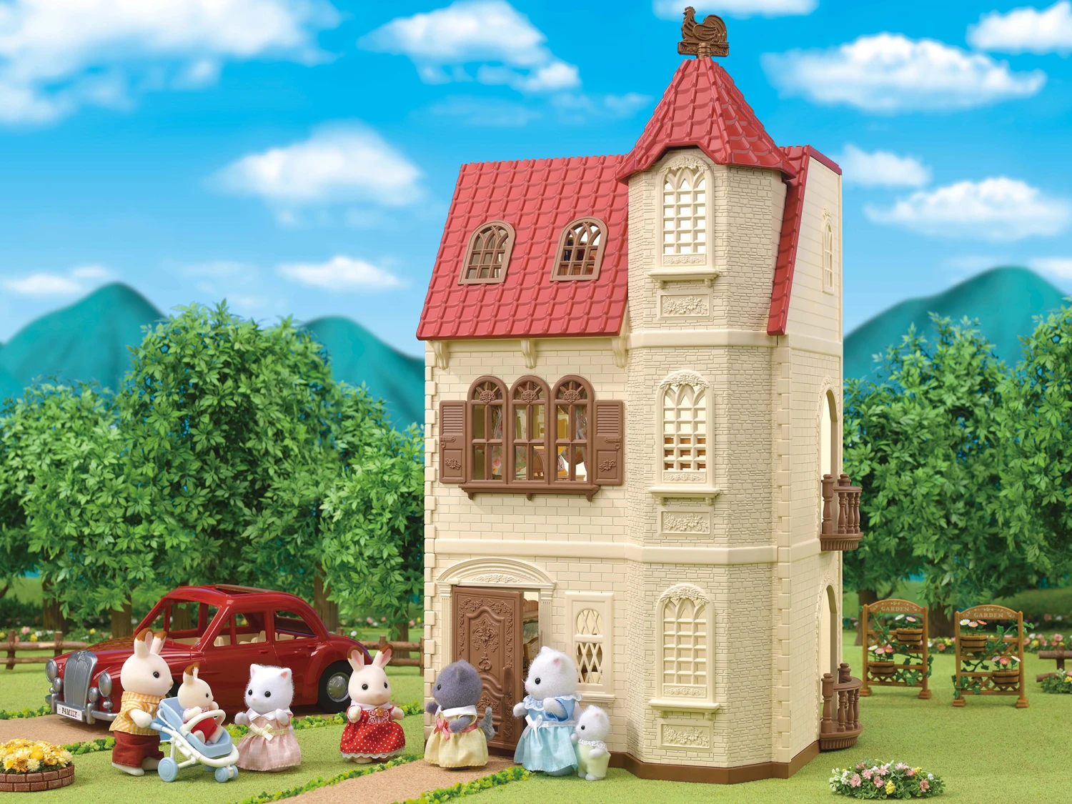 Sylvanian Families Toren Huis Met Lift SF5400 15 Sylvanian Families Toren Huis Met Lift SF5400 - Afbeelding 13