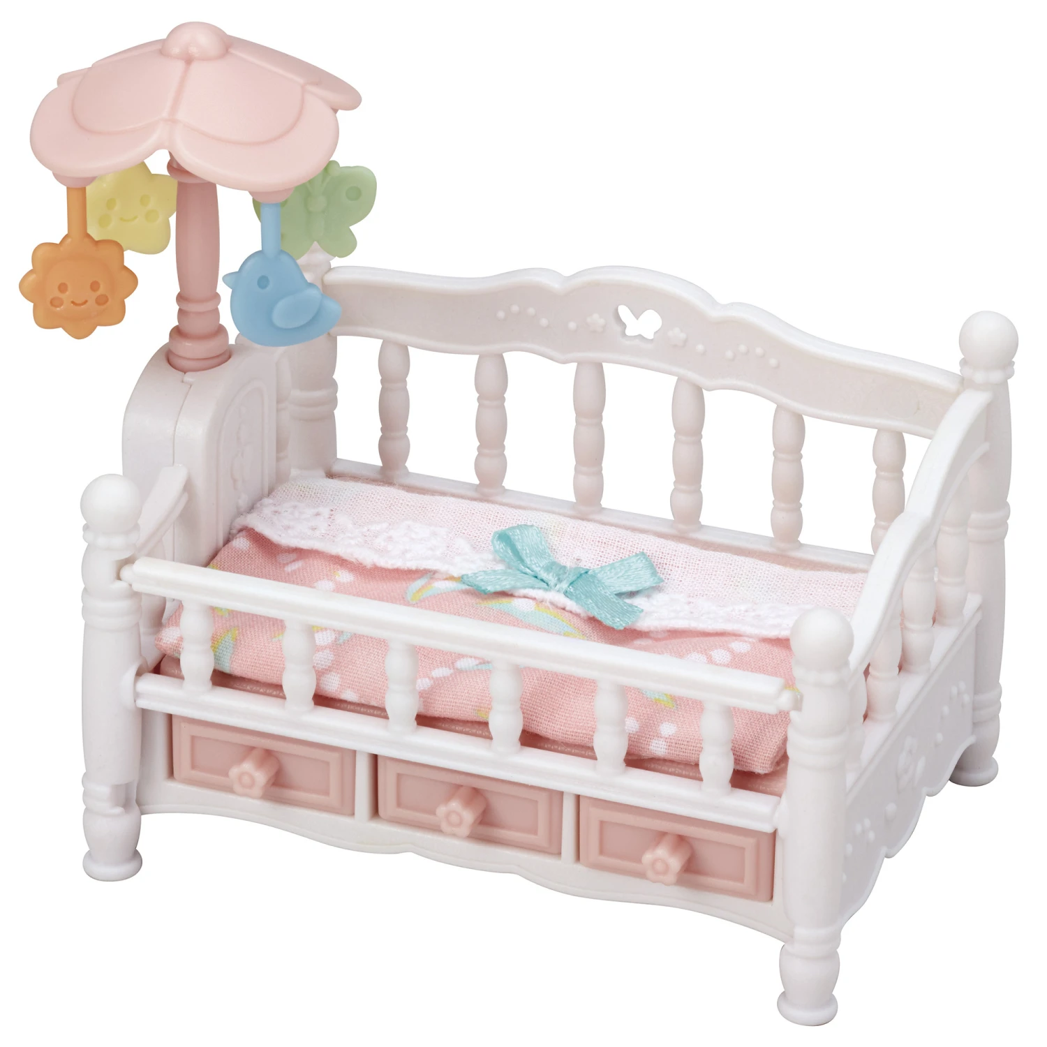 Sylvanian Families Bed Voor Drieling Met Mobiel SF5534 4 Sylvanian Families Bed Voor Drieling Met Mobiel SF5534 - Afbeelding 2