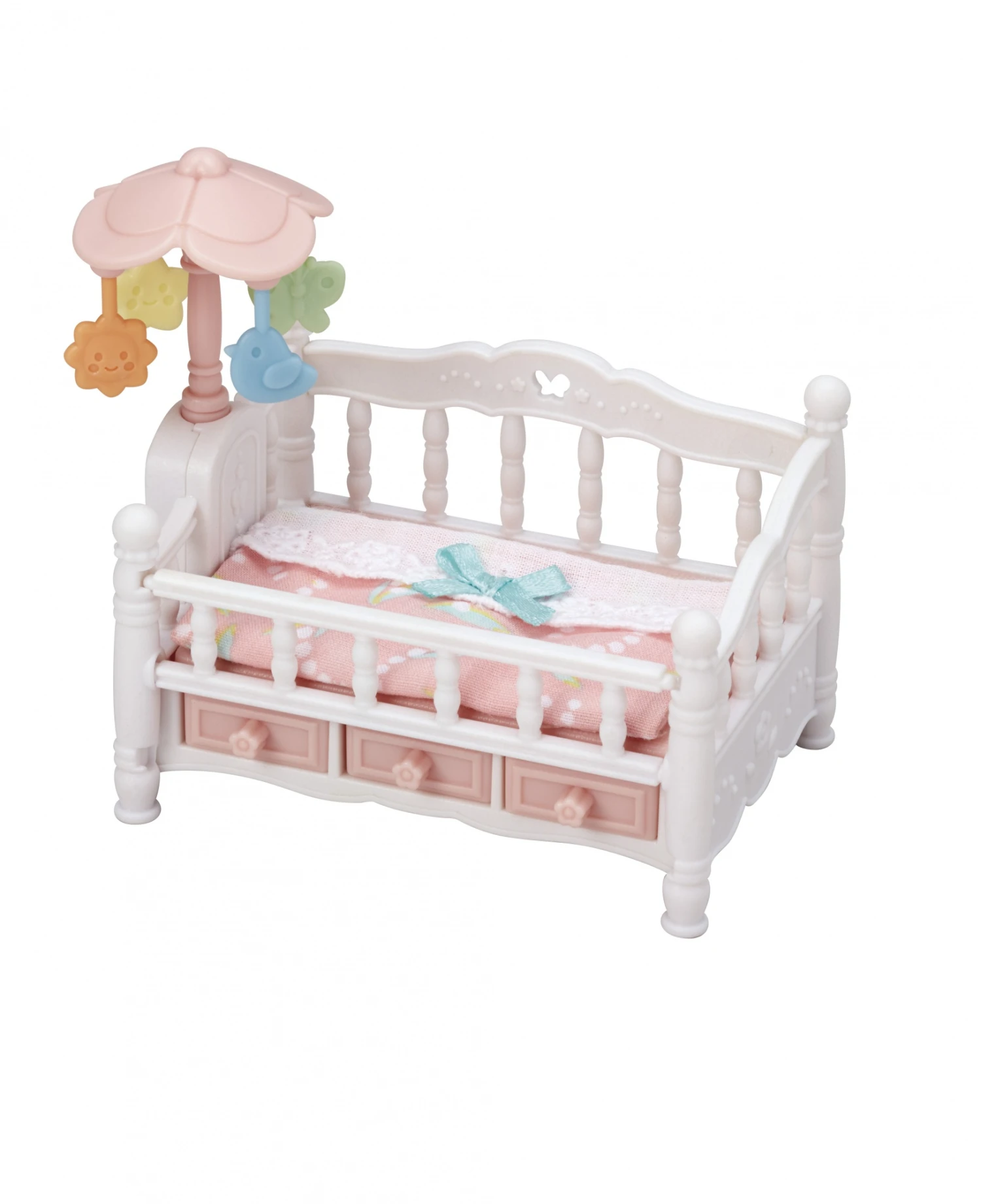Sylvanian Families Bed Voor Drieling Met Mobiel SF5534 6 Sylvanian Families Bed Voor Drieling Met Mobiel SF5534 - Afbeelding 4