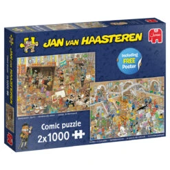 Jumbo 20052 Duo-Puzzel JvH Een Dagje Museum Jan-van-Haasteren