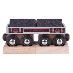 BigJigs BJT408 Rail Wagon Kolentransport Houten Trein -Kinderwereld Verkoop BigJigs BJT408 wagon kolentransport