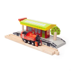 BigJigs BJT493 Houten Locomotief Ivatt Houten Trein -Kinderwereld Verkoop BigJigs BJT493 locomotief Ivatt 4