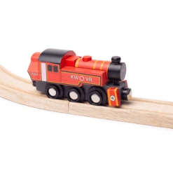 BigJigs BJT493 Houten Locomotief Ivatt Houten Trein -Kinderwereld Verkoop BigJigs BJT493 locomotief Ivatt 7