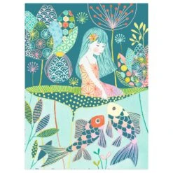 Djeco Kraskaarten De Vijver Knutselset -Kinderwereld Verkoop Djeco DJ09716 scratch knutselset vijver 2