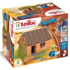 Teifoc Bouwdoos Huisje T1022 -Kinderwereld Verkoop Teifoc T1024 bouwdoos metseldoos huisje 1