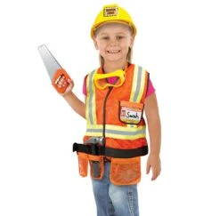 Melissa & Doug Wegwerker Bouwvakker Verkleedkleren Constructionworker -Kinderwereld Verkoop Wegwerker verkleedset contructionworker melissadoug speelactief.nl 1