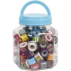 Decotape – 90 Stuks In Container -Kinderwereld Verkoop assortiment decotape 24613 1
