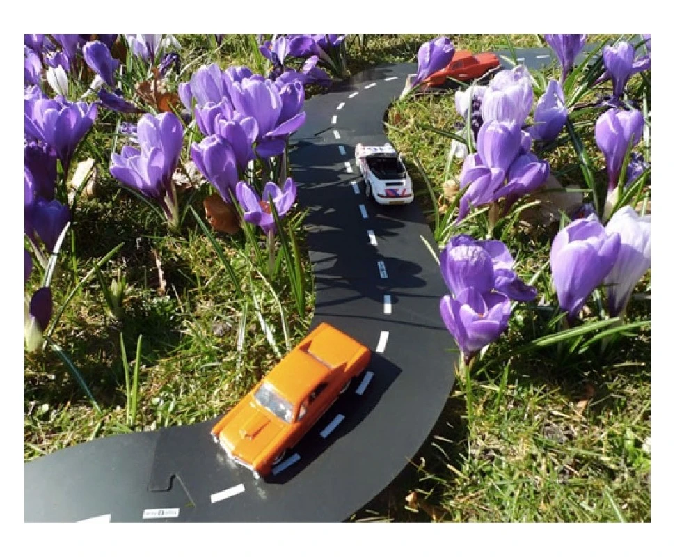 WayToPlay Highway Snelweg Rubber Flexibele Autobaan 24-dlg 7 WayToPlay Highway Snelweg Rubber Flexibele Autobaan 24-dlg - Afbeelding 5