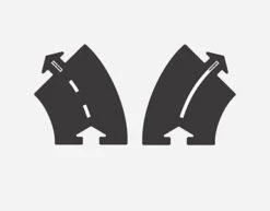 WaytToPlay Rubber Baandelen Bochten 45 Graden 2 Pc -Kinderwereld Verkoop baanstuk bocht waytoplay 89520202 1