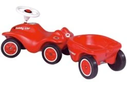 Big New Bobby Car Trailer Aanhanger Loopauto -Kinderwereld Verkoop big new bobby car trailer red loopauto 3