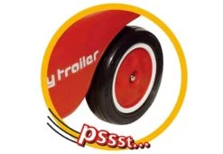 Big New Bobby Car Trailer Aanhanger Loopauto -Kinderwereld Verkoop big new bobby car trailer red loopauto 4