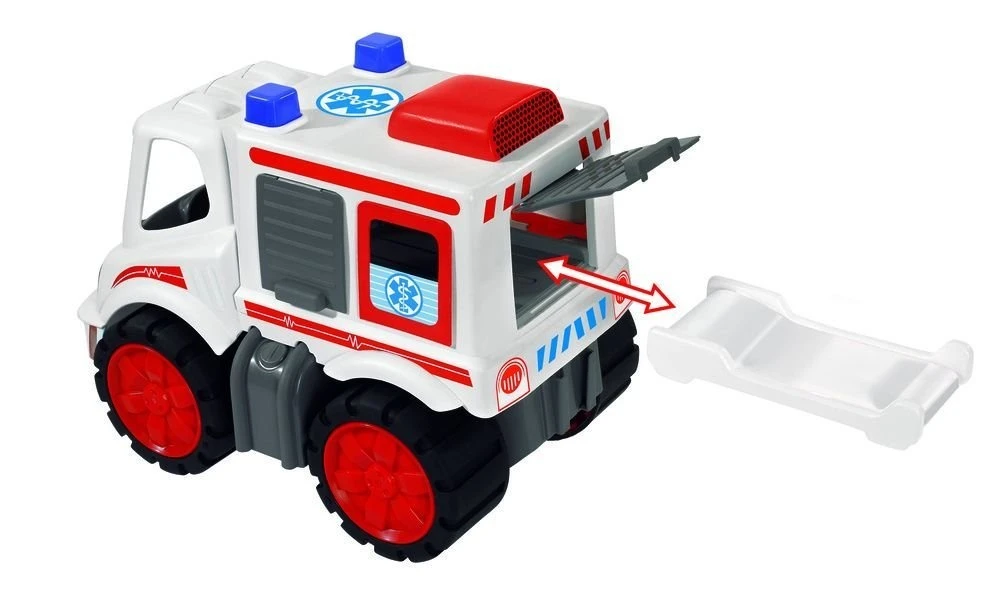 BIG Power Worker Midi Ambulance Zandbakspeelgoed 5 BIG Power Worker Midi Ambulance Zandbakspeelgoed - Afbeelding 3