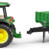 Bruder 2108 Tractor John-Deere 5115M Met Aanhanger -Kinderwereld Verkoop bruder 02108 tractor john deere 5115m met trailer 2
