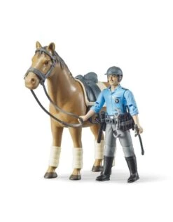 Bruder 2352 Paard Bruin Schaal 1:16 -Kinderwereld Verkoop bruder bruder 62507 politie speelfiguur met paard 1 1