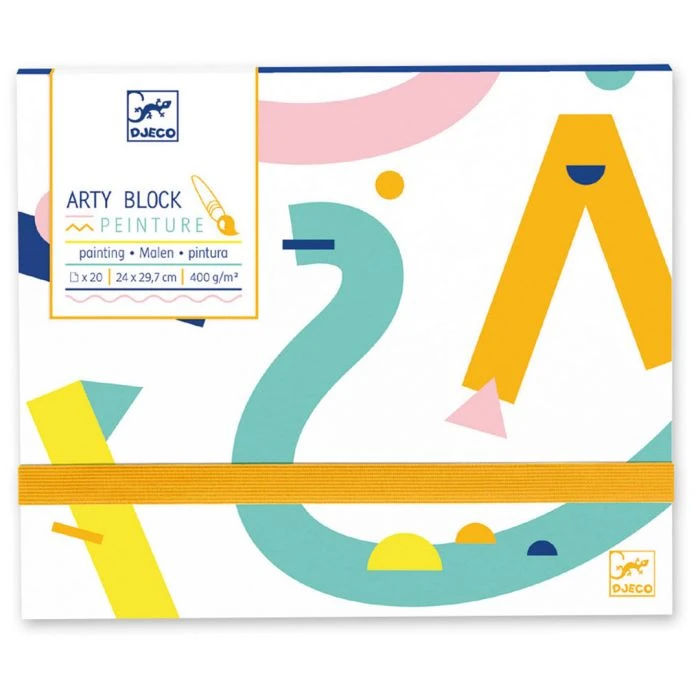 Djeco Art-blok Schilderkunst Schildersboek 3 Djeco Art-blok Schilderkunst Schildersboek
