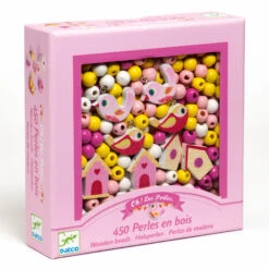 Djeco Houten Kralen Vogels