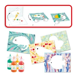 Djeco Vingerverfset Kleine-Klodder Knutselset -Kinderwereld Verkoop djeco vingerverfset kleine klodder 2