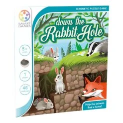 Down The Rabbit Hole – Magnetisch Reisspel Van Smart -Kinderwereld Verkoop down the rabbit hole smart games 1