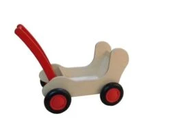 2-in-1 Duwkar En Poppenwagen – V. Dijktoys Combi -Kinderwereld Verkoop duwkar poppenwagen 2in1 v.dijktoys combiwagen rood