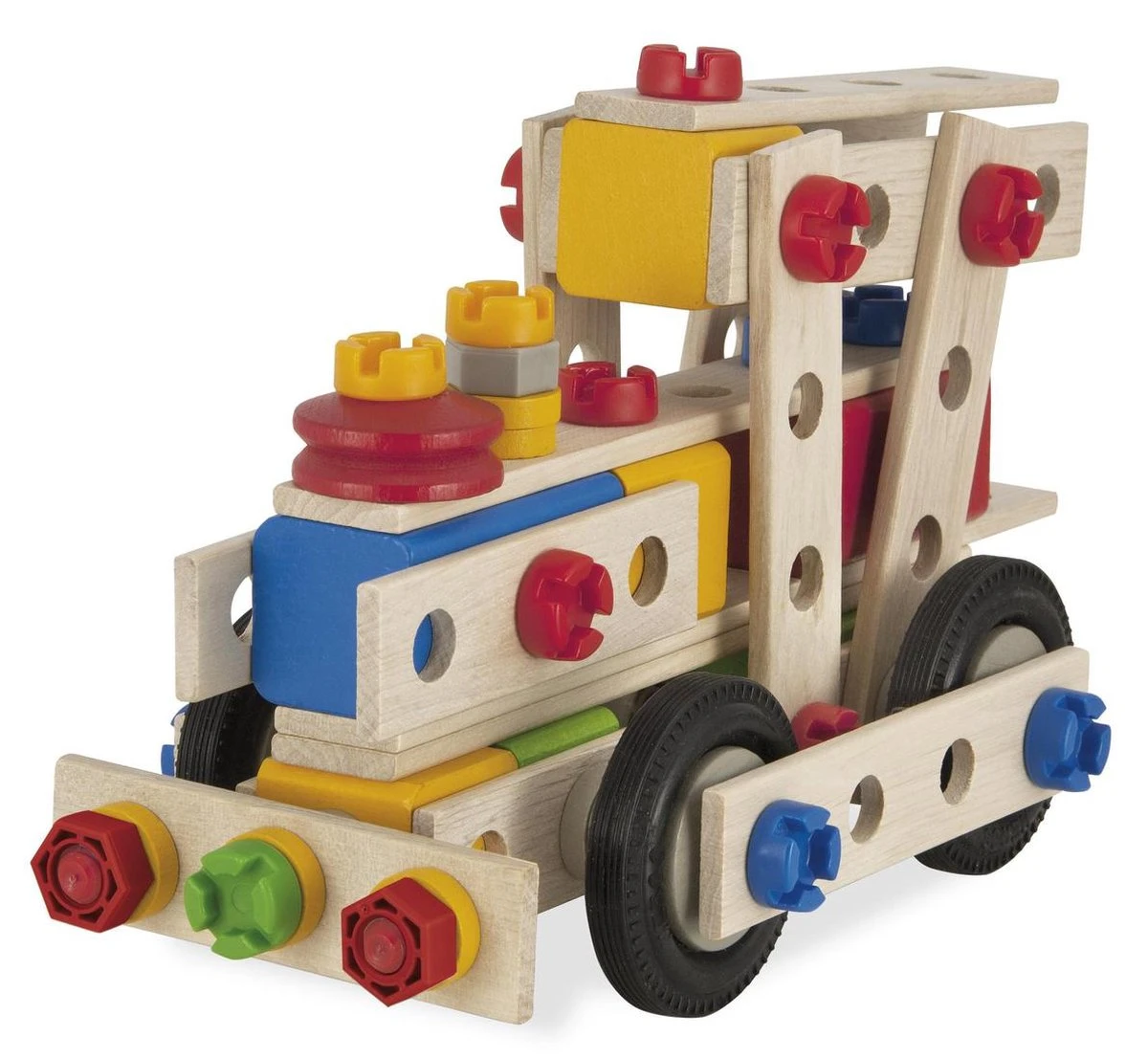 Eichhorn 4in1 Constructor 100-dlg Houten Constructie-speelgoed 4 Eichhorn 4in1 Constructor 100-dlg Houten Constructie-speelgoed - Afbeelding 2