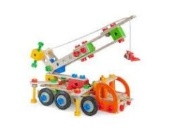 Eichhorn 3in1 Constructor 155-dlg Houten Constructie-speelgoed -Kinderwereld Verkoop eichhorn 4 in 1 constructor ladderwagen takelwagen 170dlg 2