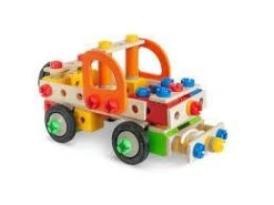 Eichhorn 3in1 Constructor 155-dlg Houten Constructie-speelgoed -Kinderwereld Verkoop eichhorn 4 in 1 constructor ladderwagen takelwagen 170dlg 3