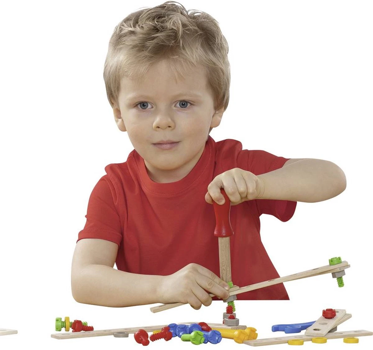 Eichhorn 4in1 Constructor 70-delig Houten Constructie-speelgoed 4 Eichhorn 4in1 Constructor 70-delig Houten Constructie-speelgoed - Afbeelding 2