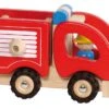 Houten Brandweerauto -Kinderwereld Verkoop houten brandweerwagen goki 55927
