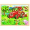 Houten Puzzel Traktor -Kinderwereld Verkoop houten puzzel traktor goki 57655