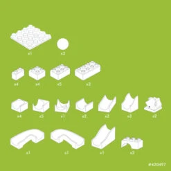 Hubelino Knikkerbaan Uitbreidingset Wissel 43-delig -Kinderwereld Verkoop hubelino 420497 uitbreiding wissel knikkerbaan 6