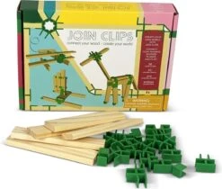 Kapla Join Clips Basic Set Home Edition JC200/40 -Kinderwereld Verkoop join clips JC5610 kapla constructie speelgoed 1