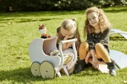 Poppenwagen – Duwkar Kinderfeets Pram -Kinderwereld Verkoop kinderfeets poppenwagen wit 4