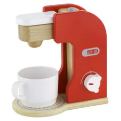 Houten Koffiezetapparaat Met Cups Vigatoys
