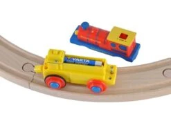 BigJigs BJT304 Locomotief Op Batterijen -Kinderwereld Verkoop locomotief op batterijen bigjigs bjt304 2