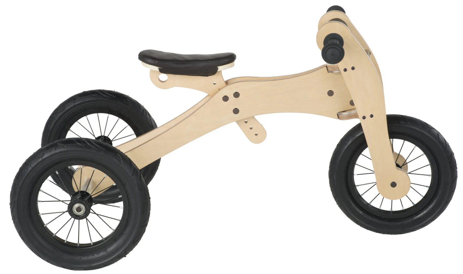 Trybike Brown – Houten 4-in-1 Loopfiets 6 Trybike Brown – Houten 4-in-1 Loopfiets - Afbeelding 4