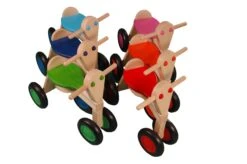 Van Dijk Toys Loopfiets Roze Berkenhout -Kinderwereld Verkoop loopfiets berken v.dijktoys 1 2 scaled 1