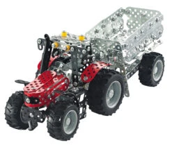 Tronico Mini Massey Ferguson MF5610 Met Aanhangwagen – 1 : 32 -Kinderwereld Verkoop massey ferguson mf5610 met aanhanger tronico mini 10031 3