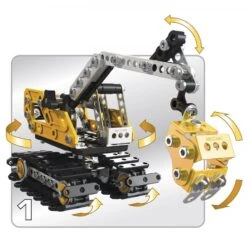 Meccano 16301 Excavator Graafmachine Contructiespeelgoed -Kinderwereld Verkoop meccano 16301 graafmachine bulldozer 1 1