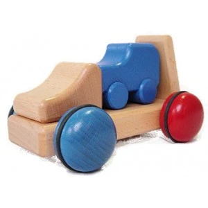 Houten Mini-Autotransporter Fagus 3 Houten Mini-Autotransporter Fagus