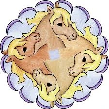 Mini Mandala Designer Horses 6 Mini Mandala Designer Horses - Afbeelding 4