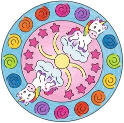 Mini Mandala Designer Unicorn -Kinderwereld Verkoop mini mandala designer uniorn 3