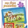 My First Puzzles Mijn Dierenvriendjes – Puzzel Ravensburger 3×6 Stukjes