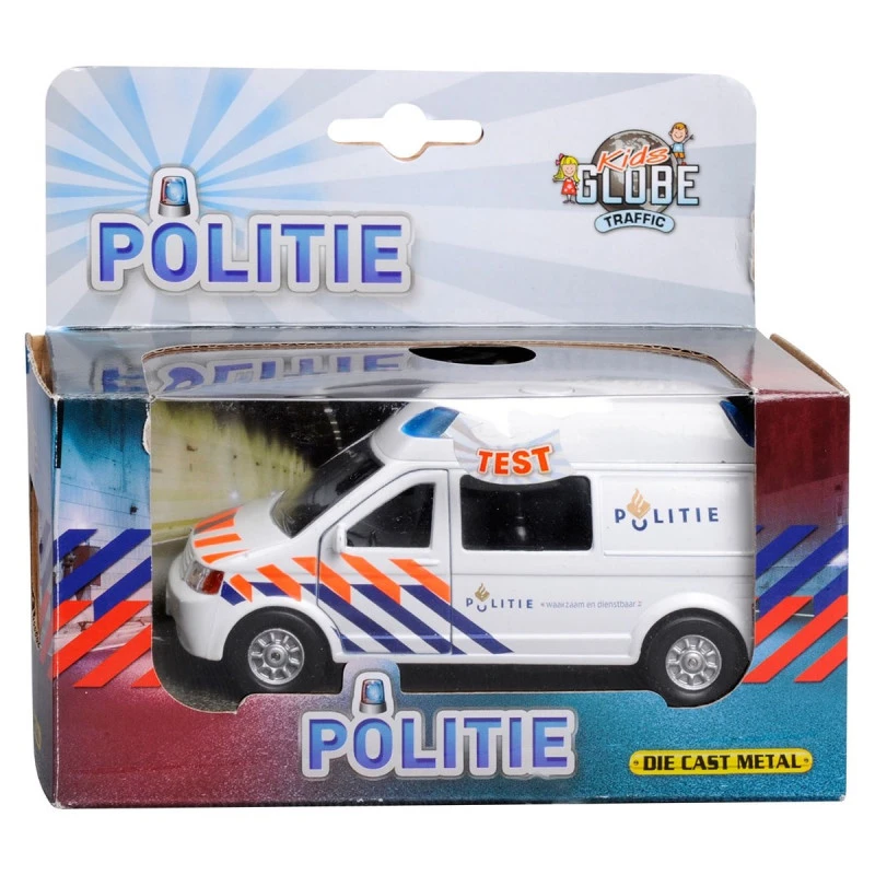 Politiebus, Pull Back Met Licht En Geluid. 5 Politiebus, Pull Back Met Licht En Geluid. - Afbeelding 3
