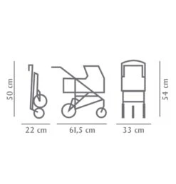 3-wielige Poppenbuggy Gotz Happy Flower -Kinderwereld Verkoop poppenbuggy happy flower gorz 3402380 1