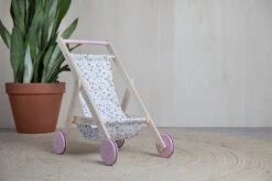 Little Dutch Poppenbuggy Spring Flowers -Kinderwereld Verkoop poppenbuggy little dutch pink flowers 2