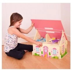 Poppenhuis Blossom Cottage -Kinderwereld Verkoop poppenhuis blossom cottage bigjigs jt123 4