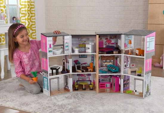 Poppenhuis Modern Deluxe Herenhuis 5 Poppenhuis Modern Deluxe Herenhuis - Afbeelding 3